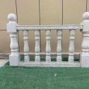 阳泉芝麻白阳台栏杆 花岗岩栏杆