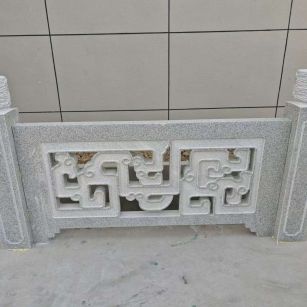 阳泉芝麻白河道栏杆 桥栏杆