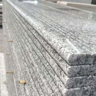 阳泉芝麻白楼梯踏步 花岗岩楼梯板材