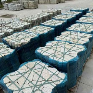 阳泉黄金麻冰裂纹 碎拼