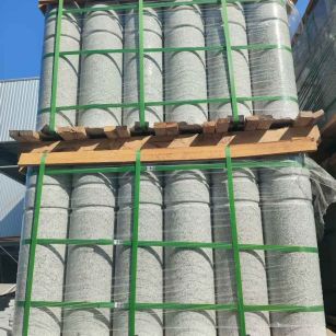 阳泉挡车柱芝麻白 挡车石