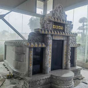 阳泉套墓 墓碑 围坟石 异形定制