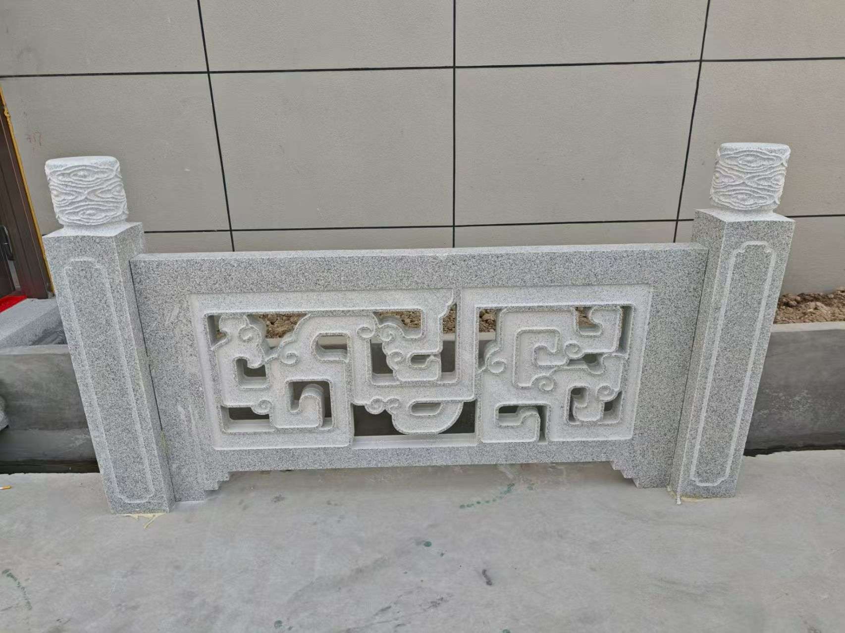 阳泉芝麻白河道栏杆 桥栏杆