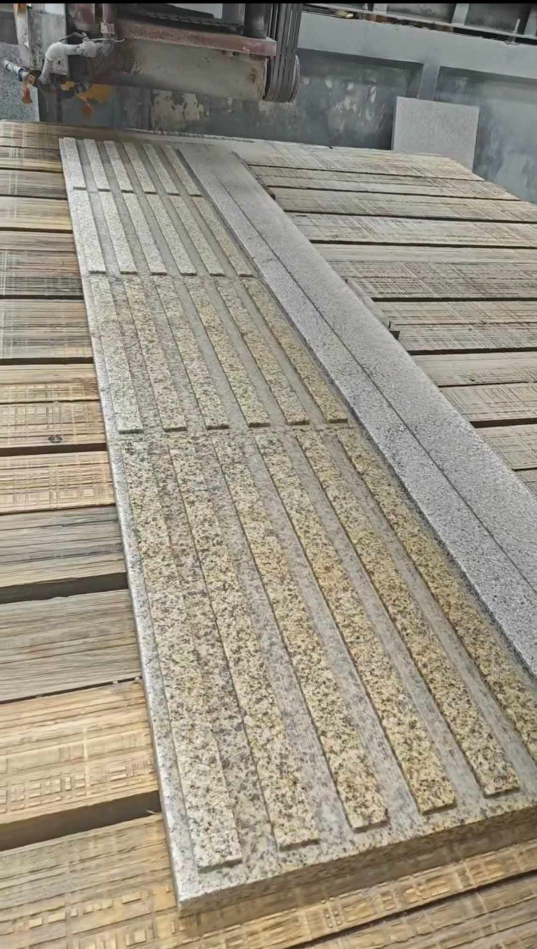 阳泉黄金麻盲道石 盲条